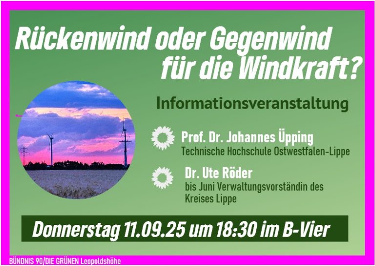 Informationsveranstaltung am 11. September