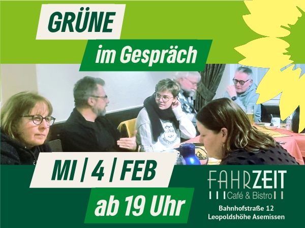 Am ersten Mittwoch im Monat im Gespräch