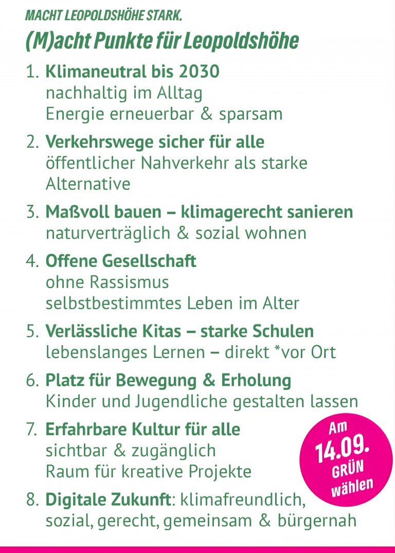 Bitte wählen gehen!