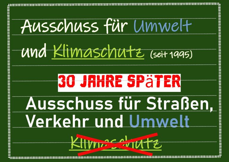 Warum Leopoldshöhe seinen Klima- und Umweltausschuss behalten sollte
