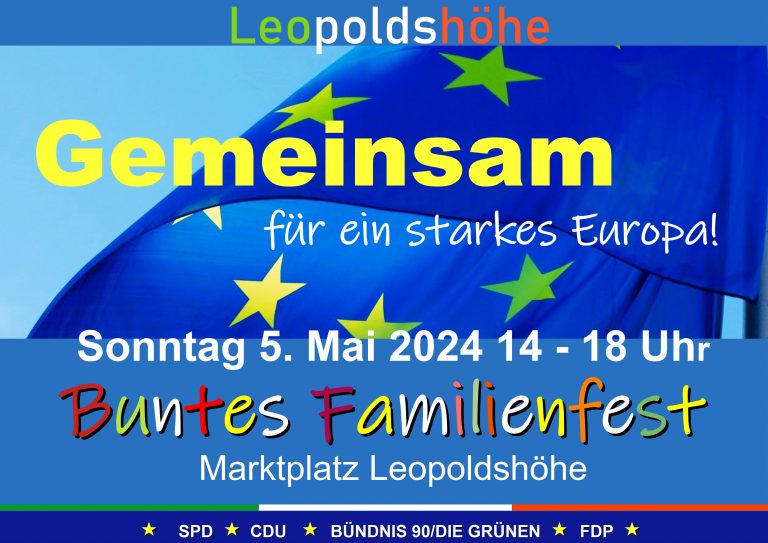 „Leopoldshöhe – Gemeinsam für ein starkes Europa“