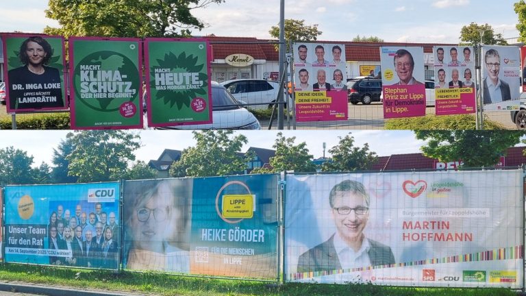 Plakatierung in Leopoldshöhe – (Er-)Klärung